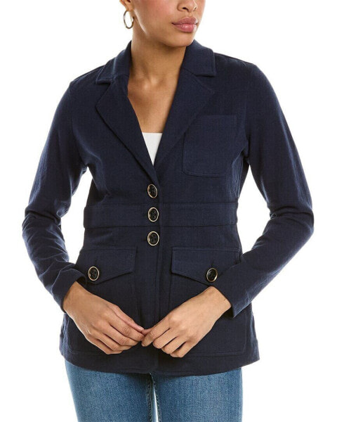 Nic+Zoe Editor Blazer Women's Blue Xs