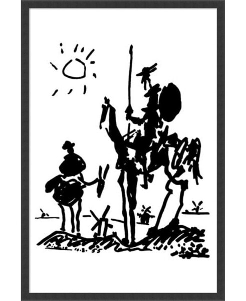 Don Quixote By Pablo Picasso- Framed Art Print