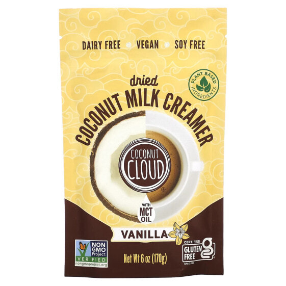 Coconut Cloud, Сливки из сухого кокосового молока, ваниль, 170 г (6 унций)