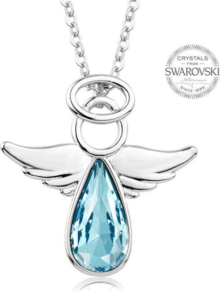 Necklace with turquoise crystal Angel Rafael