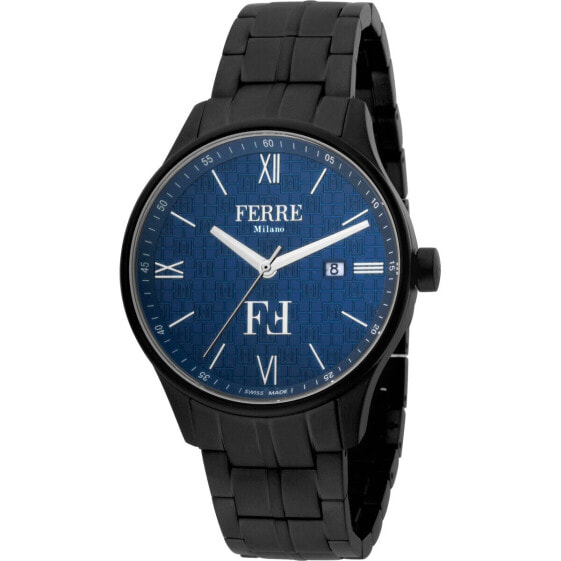 Мужские часы Ferre Milano FM1G112M0261 Чёрный (Ø 20 mm) (Ø 40 mm)