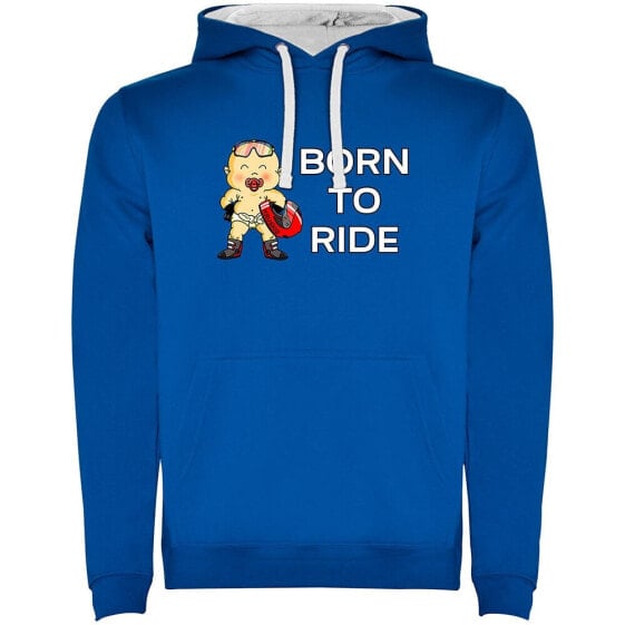 KRUSKIS Born To Ride Two-Colour hoodie