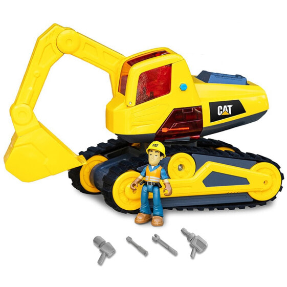 Экскаватор игрушечный CATERPILLAR 29 см Power Action Crew