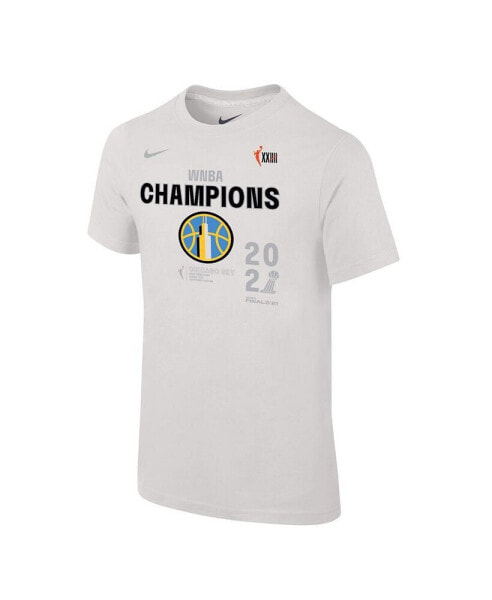 Men's White Chicago Sky 2021 WNBA Finals Champions T-shirt