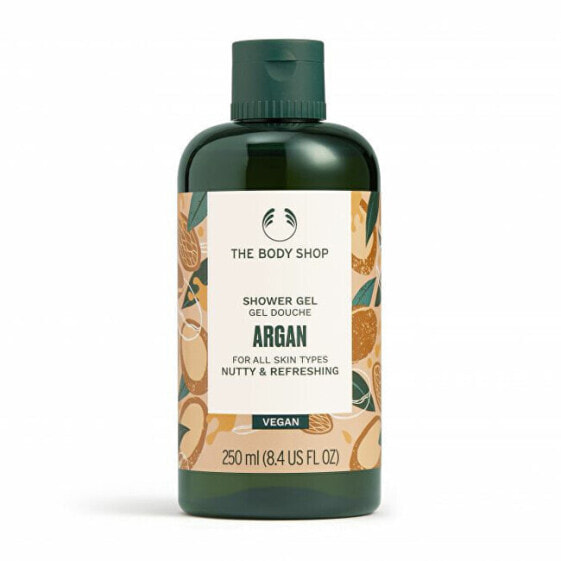 The Body Shop Argan Shower Gel Смягчающий и увлажняющий гель для душа с аргановым маслом 250 мл