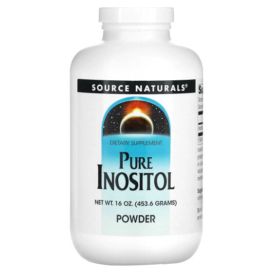 Витамин B Порошок Pure Inositol, 16 унций (453.6 г) от Source Naturals