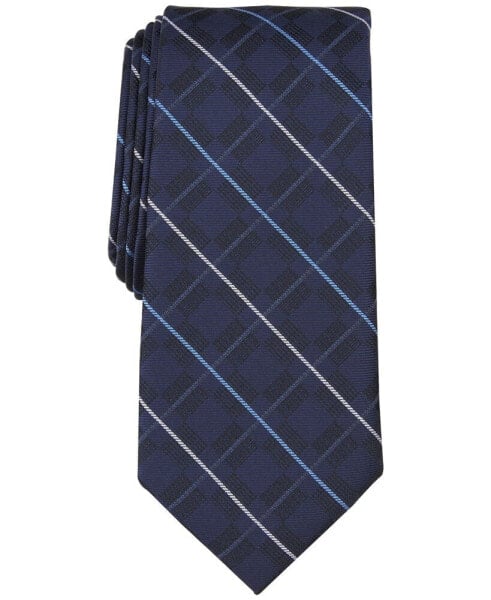 Men's Canfield Grid Tie, Created for Macy's