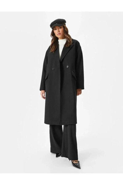 Пальто Koton Black Coat Line