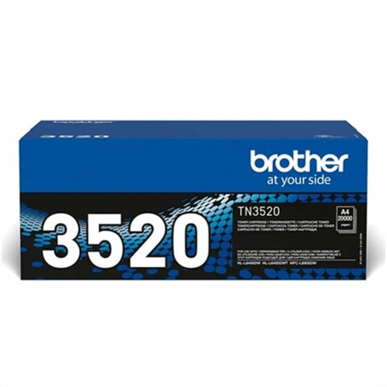 Оригинальный тонер Brother TN3520 Чёрный