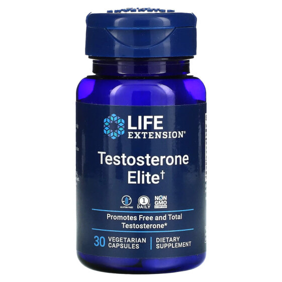Витамины для мужского здоровья Life Extension Testosterone Elite, 30 вегетарианских капсул