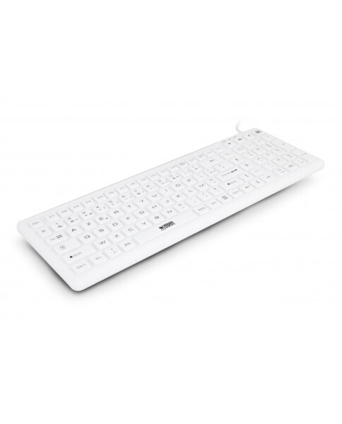 Sanee - Full-size (100%) - USB - AZERTY - White