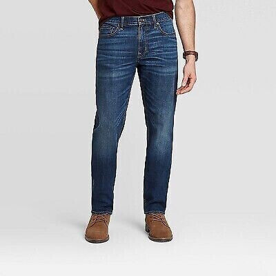 Men's Athletic Fit Jeans - Goodfellow & Co Dark Wash 34x34