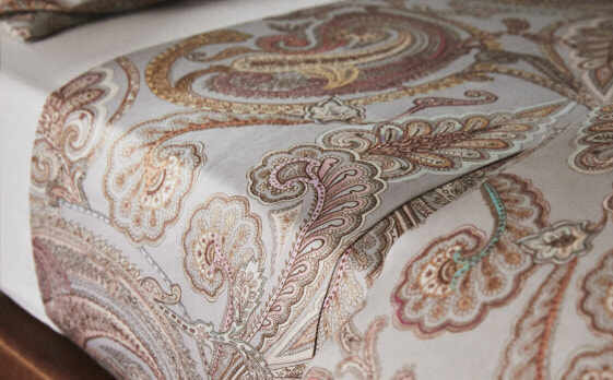 Paisley print flat sheet