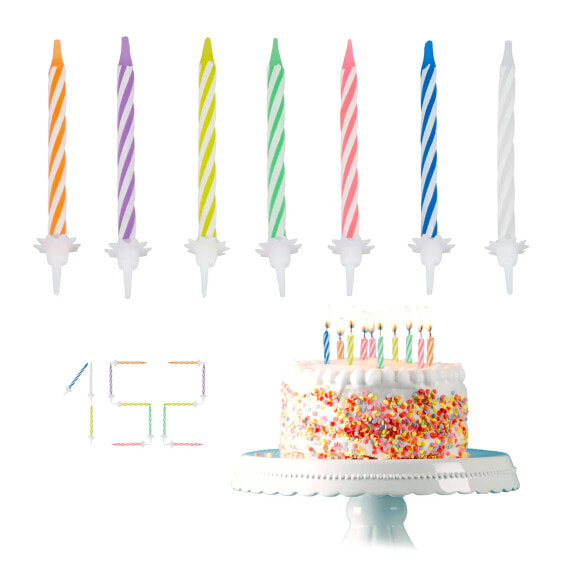 Свечи и подсвечники Relaxdays Набор декоративных свечей для дня рождения 152 шт