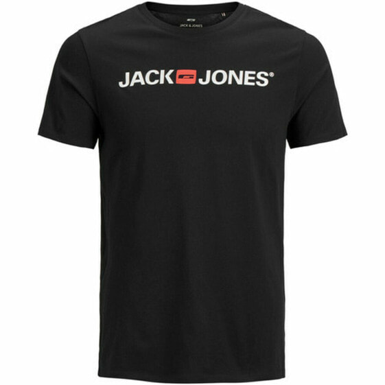 Футболка с коротким рукавом мужская JJECORP LOGO TEE SS Jack & Jones 12137126 Чёрный