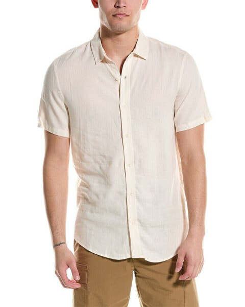 Onia Standard Linen-Blend Shirt Men's