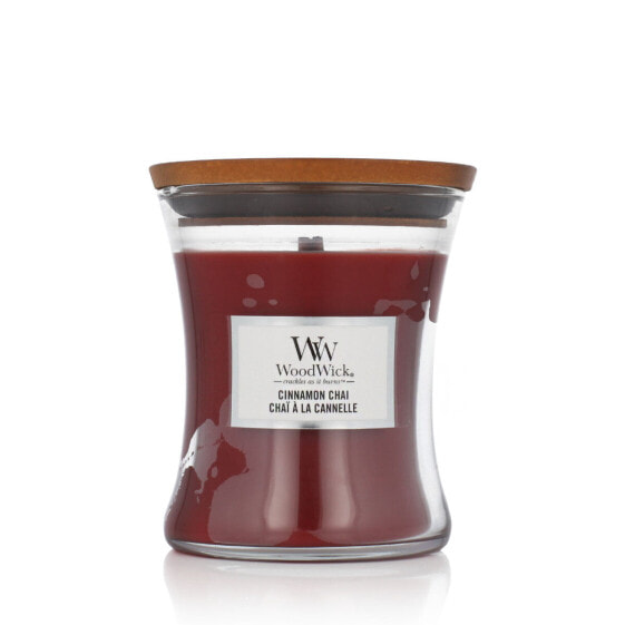 Scented Candle Woodwick Medium Hourglass Candles Cinnamon Chai 275 g