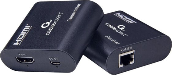 System przekazu sygnału AV Gembird Wzmacniacz sygnału HDMI 60m przy użyciu LAN DEX-HDMI-03 Gembird