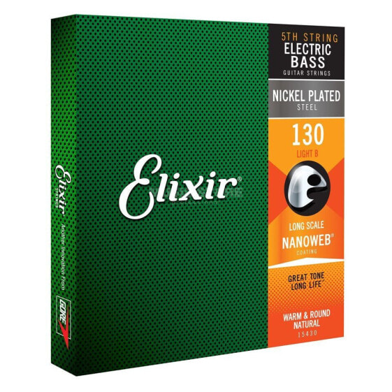 Elixir Single String Bass 130L NanoWeb