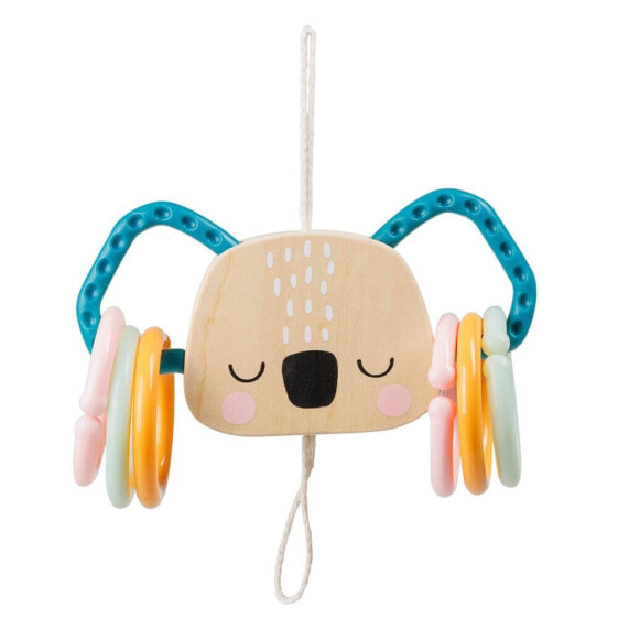 EUREKAKIDS Cucu koala-shaped wooden teether rattle