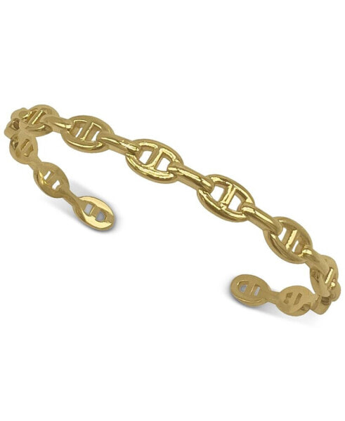 14k Gold-Plated Mariner Link Cuff Bracelet