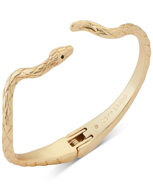 Змеиный браслет Lucky Brand Jet Pavé Snake