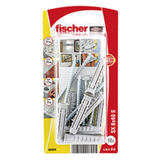 дюбеля и шурупы Fischer дюбеля и шурупы 10 штук (8 x 40 mm)
