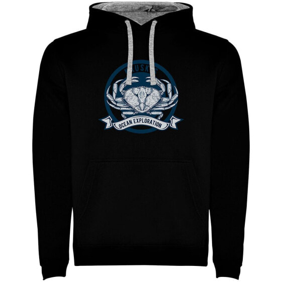 KRUSKIS Crab Logo Two-Colour hoodie