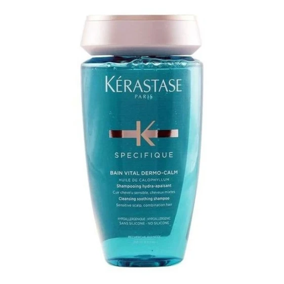 Kerastase Dermo-Calm Shampoo Очищающий и успокаивающий шампунь для чувствительной кожи и ломких волос 250 мл