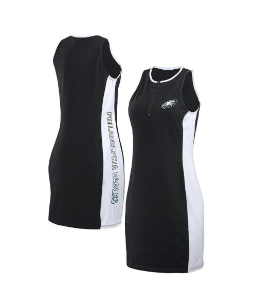 Women's Black Philadelphia Eagles Bodyframing Tank Dress