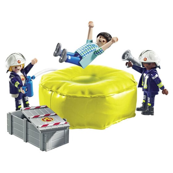 Конструктор Playmobil Пожарные с воздушной подушкой