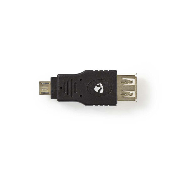 Nedis CCBW60901AT - Micro B Male - USB A Female - Anthracite