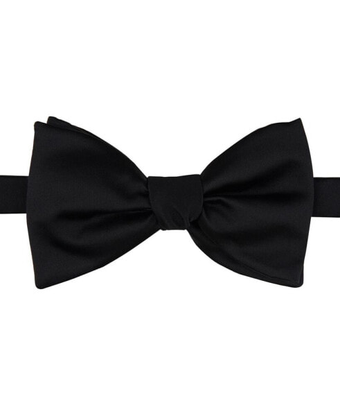 Men's Oversized Satin Solid Bow Tie, Created for Macy's