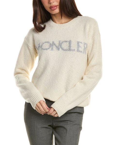 Moncler Wool Sweater Women's White Xs