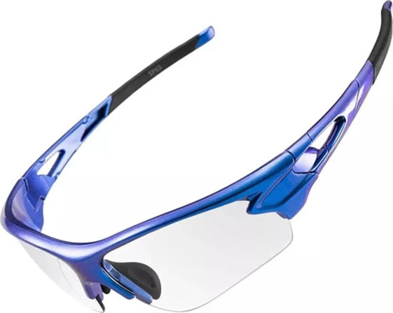 RockBros Okulary rowerowe Rockbros 10069 fotochromowe UV400 - niebieskie