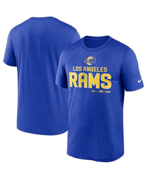 Men's Royal Los Angeles Rams Legend Community Performance T-shirt