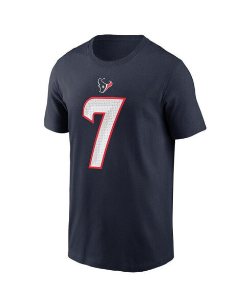 Men's C.J. Stroud Red Houston Texans Player Name Number T-Shirt
