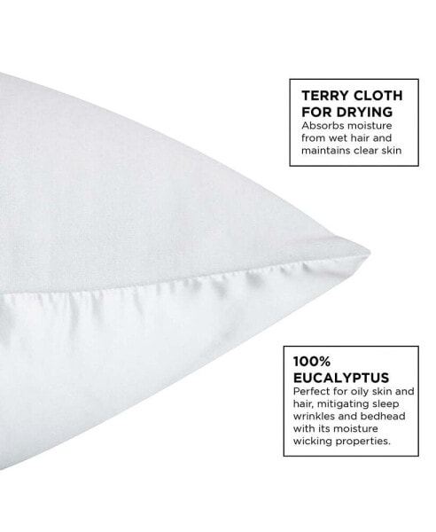 Подушка NIGHT Silk & Eucalyptus Blend с антискользящим покрытием