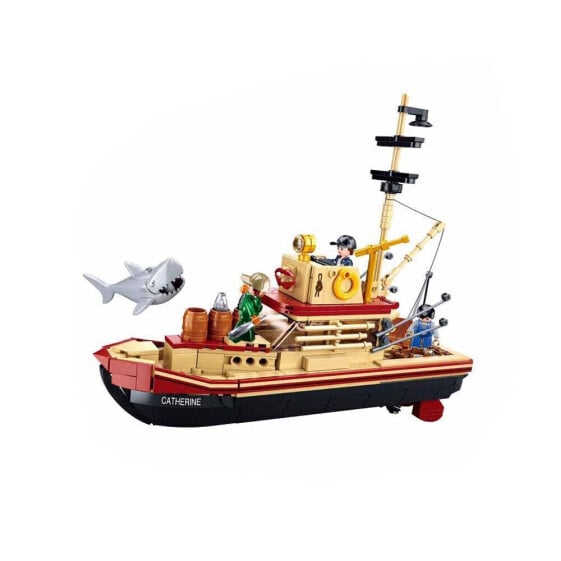 SLUBAN Model Bricks The Great Shark 592 Pìeces construction game