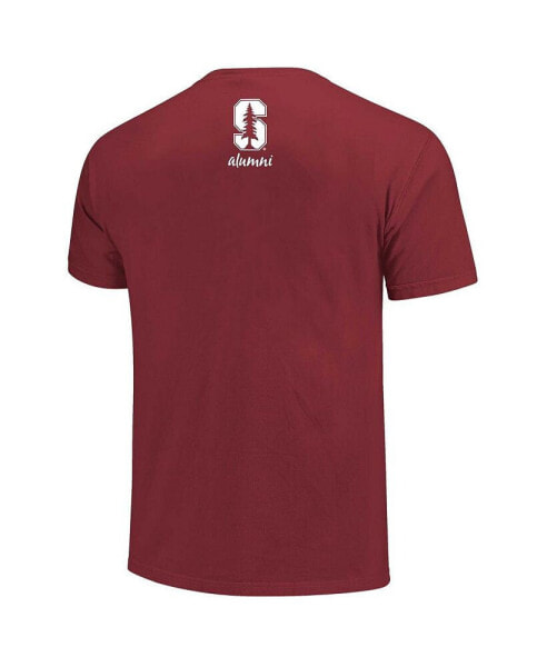 Men's Cardinal Stanford Cardinal Nerd Nation Comfort Color T-shirt