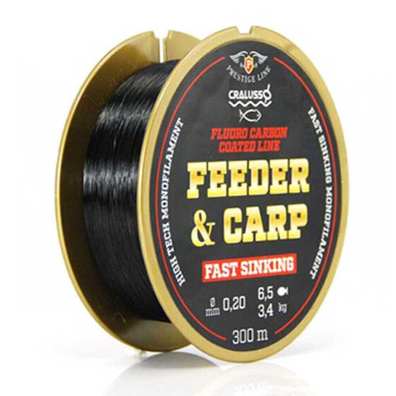 Монофильная леска для рыбалки CRALUSSO Feeder&Carp Coated Fast Sinking 150 м