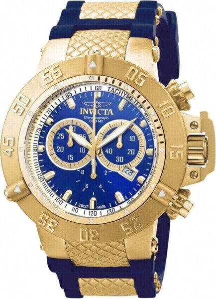 Часы наручные мужские Invicta Men's Subaqua Noma Sports Chronograph Blue Dial Watch 5515.
