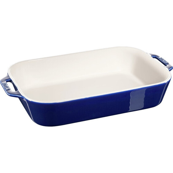 Staub Cooking 4,5 L Niebieskie Naczynie Żaroodporne DO Zapiekania Ceramiczne