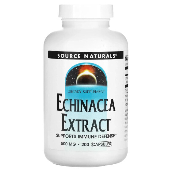 Source Naturals, Экстракт эхинацеи, 500 мг, 200 капсул