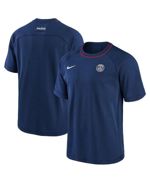 Men's Navy Paris Saint-Germain Travel Raglan T-shirt