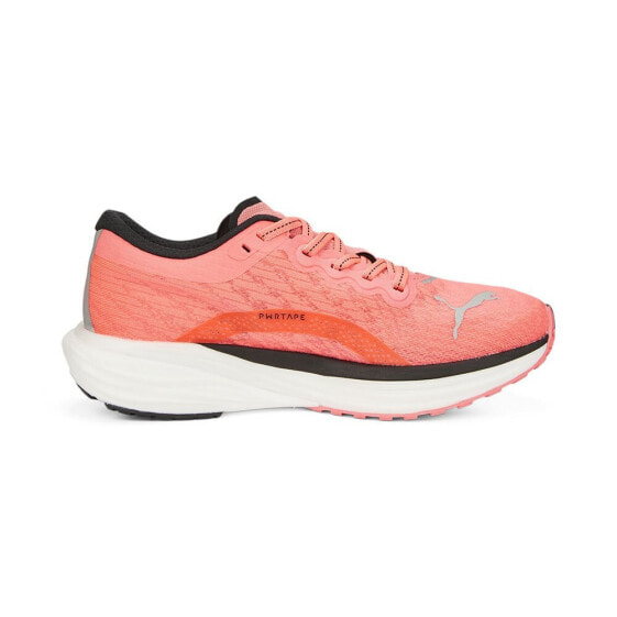 Orange puma outlet running shoes