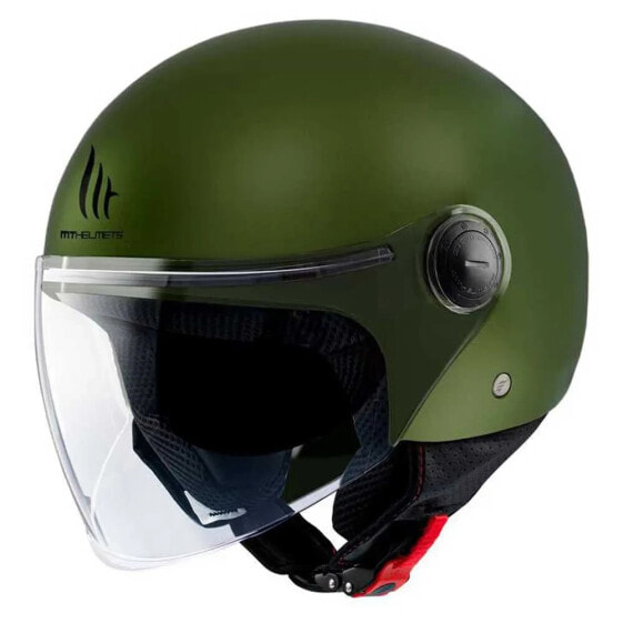 MT Helmets Street S Solid open face helmet