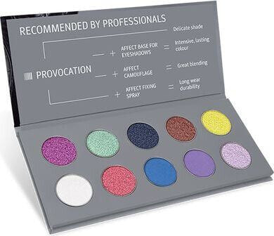  Affect Provocation Pressed Eyeshadow Palette Палетка теней для век 10 оттенков, 20 г