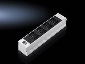 Rittal DK 7856.230 - 4 AC outlet(s) - Indoor - C19 coupler - Black - Gray - Aluminum - Plastic - 250 mm