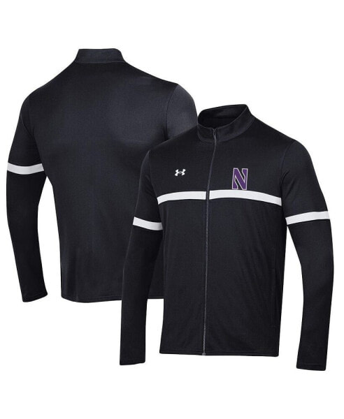 Men's Black Northwestern Wildcats 2023 Assist Warm Up Full-Zip Jacket